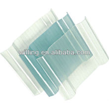 FRP Plane Skylight Corrugated Panel Plastic Roof Lighting Sheet